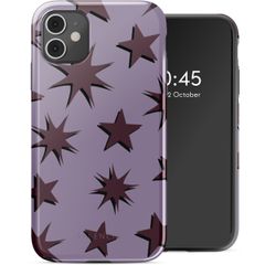 Selencia Vivid Back Cover Apple iPhone 11 - Stars Plum Lilac