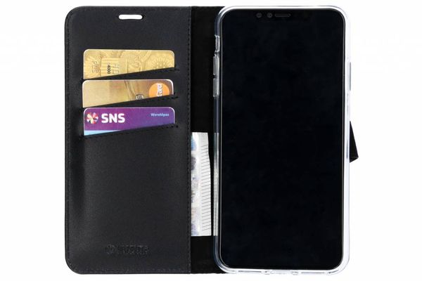 Valenta Klapphülle Leather Schwarz für das iPhone Xs Max