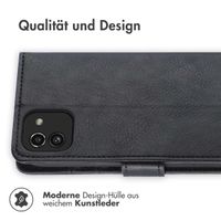 imoshion Luxuriöse Klapphülle Schwarz für das Samsung Galaxy A03