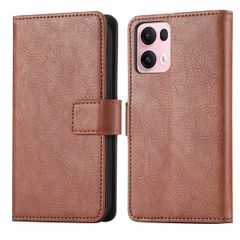 imoshion Luxuriöse Klapphülle Oppo Reno 13 Pro - Braun