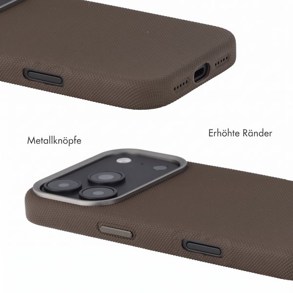 Accezz Mesh Backcover mit MagSafe Apple iPhone 17 Pro - Braun