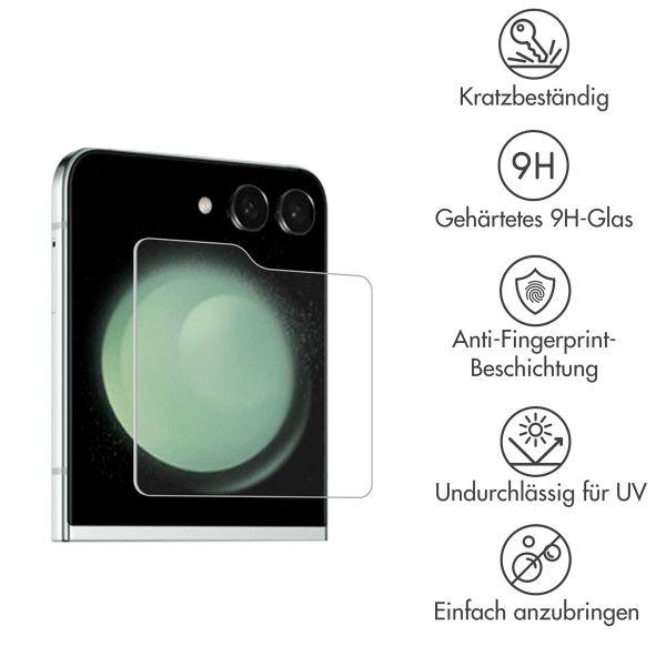 Accezz Screen Protector aus gehärtetem Glas Samsung Galaxy Z Flip 5 / 6 / 7 FE