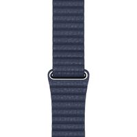 Apple ﻿Lederarmband L für Apple Watch Series 1-10 / SE / Ultra (2) - 42/44/45/46/49 mm - Diver Blue