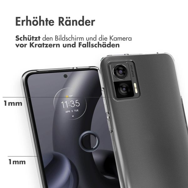 Accezz Clear TPU Backcover Motorola Edge 30 Neo - Transparent