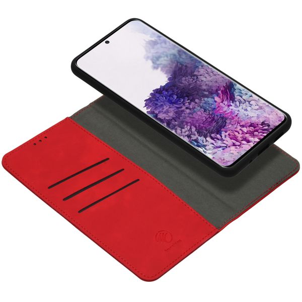 imoshion Entfernbare 2-1 Luxus Klapphülle Rot Klapphülle Galaxy S20 Plus