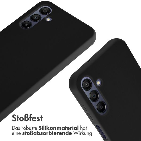 imoshion SilikonHülle mit Band Samsung Galaxy A15 (5G/4G) - Schwarz