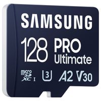 Samsung PRO Ultimate microSD - 128GB - Inklusive USB-Kartenleser - UHS-I/U3/Full HD/4K UHD