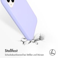 Accezz Liquid Silikoncase Apple iPhone 14 / 13 - Violett