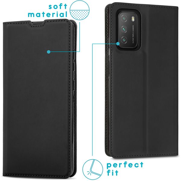 imoshion Slim Folio Klapphülle Xiaomi Poco M3 - Schwarz