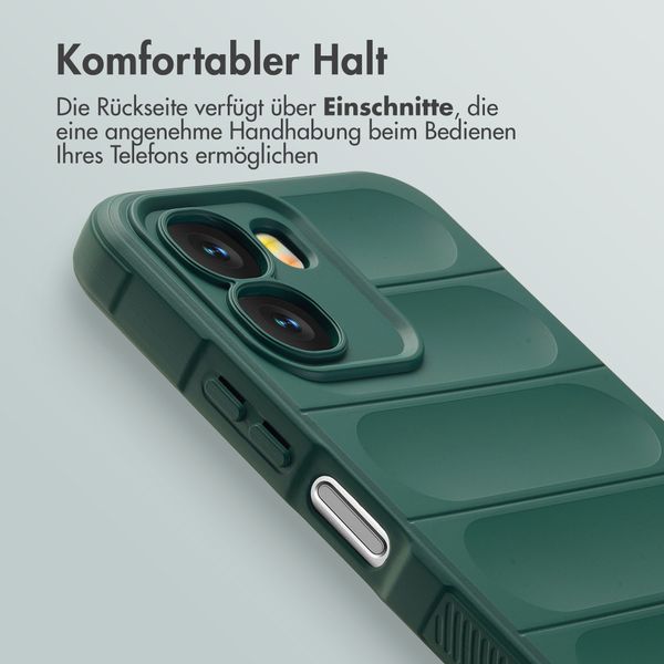 imoshion EasyGrip Backcover Oppo A6x (4G/5G) - Dunkelgrün
