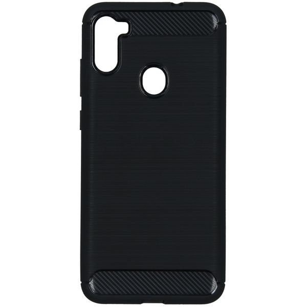 Brushed TPU Case für das Samsung Galaxy M11 / A11 - Schwarz