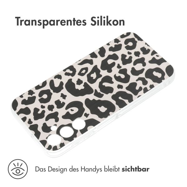 imoshion Design Hülle Samsung Galaxy A25 (5G) - Leopard Transparent