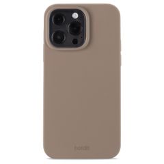 Holdit Silicone Case für das iPhone 13 Pro - Mocha Brown