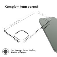 Accezz TPU Clear Cover für das Apple iPhone 14 Plus - Transparent