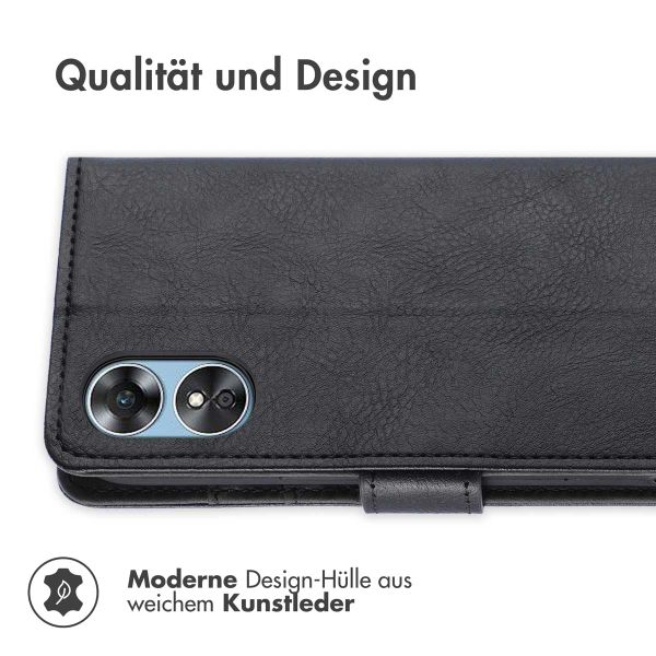 imoshion Luxuriöse Klapphülle Oppo A17 - Schwarz