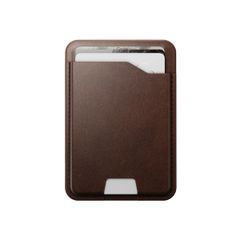 Nomad Horween Leder Mag Wallet mit Apple Find My Tracking - Rustic Brown