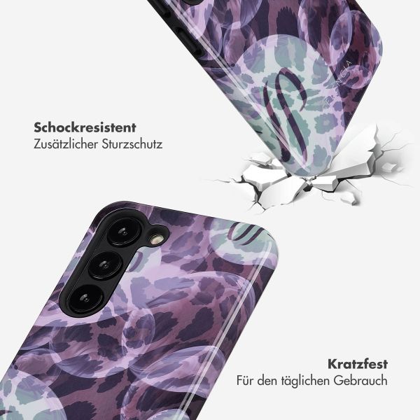 Selencia Vivid Back Cover Samsung Galaxy S23 - Leo Bubble Green