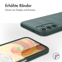 imoshion EasyGrip Back Cover für das Samsung Galaxy A14 (5G/4G) - Dunkelgrün