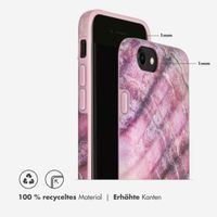 Selencia Aurora Fashion Back Case für das iPhone SE (2022 / 2020) / 8 / 7 - ﻿Strapazierfähige Hülle - 100 % recycelt - Ocean Shell Purple