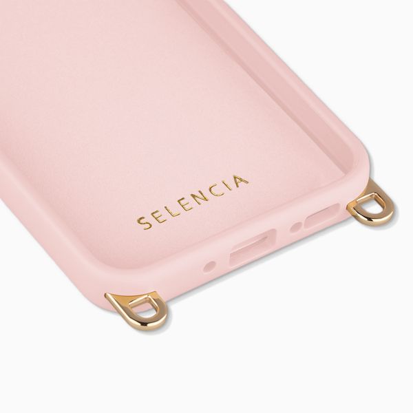 Selencia Rivièra Backcover mit MagSafe mit abnehmbaren Haken Samsung Galaxy A36 / A56 - Sorbet Pink