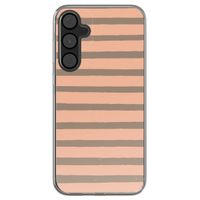 imoshion  Design Hülle Samsung Galaxy A55 - Striped Peach Reverse