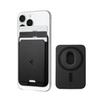 Spigen Kartenhalter mit MagSafe Valentinus für Apple iPhone - 3 Karten - Black