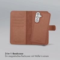 Selencia Olyn Abnehmbare Bookcase mit MagSafe Samsung Galaxy S26 Plus - Braun