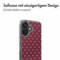 imoshion Design Hülle Apple iPhone 17 - Polka Dot Bordeaux