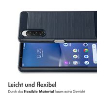 imoshion Brushed Back Cover Sony Xperia 10 V - Dunkelblau