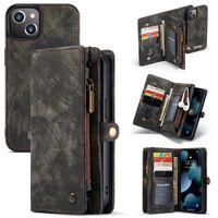 CaseMe Luxuriöse 2-in-1-Portemonnaie-Klapphülle Leder iPhone 13 Mini