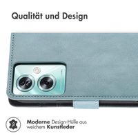 imoshion Luxuriöse Klapphülle Oppo A79 - Hellblau