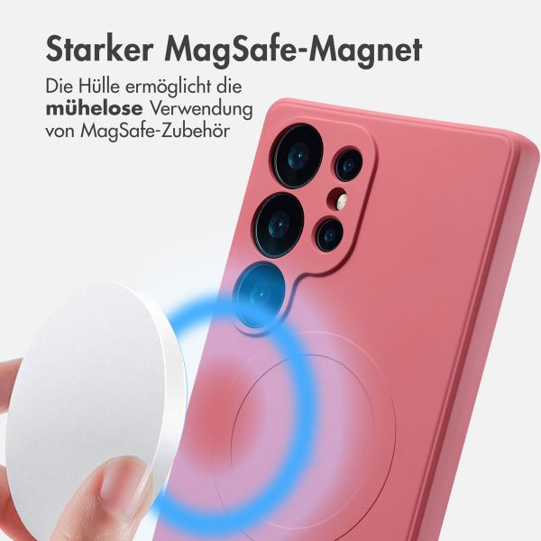 imoshion Color Back Cover mit MagSafe Samsung Galaxy S25 Ultra - Dusty Rose