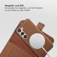 Selencia Olyn Abnehmbare Bookcase mit MagSafe Samsung Galaxy S23 - Braun