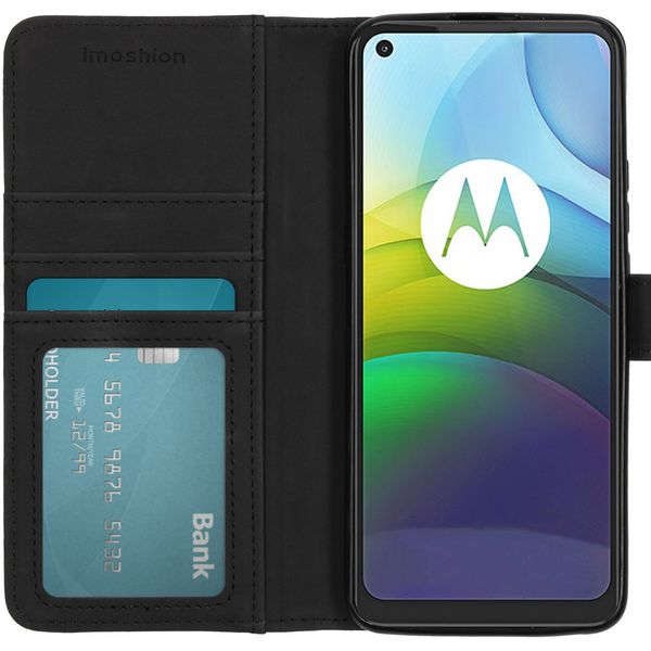 imoshion Luxuriöse Klapphülle Motorola Moto G9 Power - Schwarz