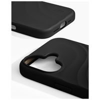 iDeal of Sweden Soft Swirl Silicone MagSafe Hülle Apple iPhone 17 - Velvet Black