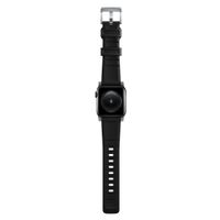 Nomad Robustes Armband FKM für die Apple Watch Series 1 bis 10 / SE / Ultra (2) (44/45/46/49 mm) - Silber/Schwarz