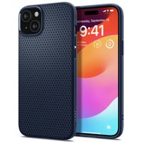 Spigen Liquid Air™ Backcover iPhone 15 - Navy Blue