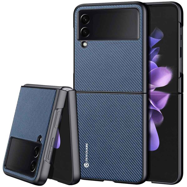 Dux Ducis Fino Backcover für das Samsung Galaxy Z Flip 3 - Blau