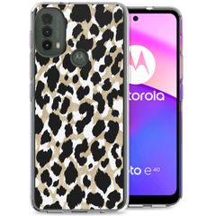 imoshion Design Hülle für das Motorola Moto E30 / E40 - Leopard