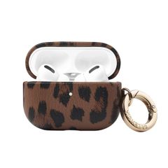Selencia Sabi Case Apple AirPods Pro / Pro 2 - Leopardenmuster - Mocha Brown