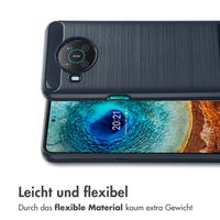 imoshion Brushed Back Cover Nokia X10 / X20 - Dunkelblau