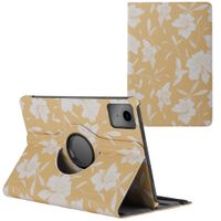 imoshion 360° drehbare Design Klapphülle für das Lenovo Tab M11 - Yellow Flowers