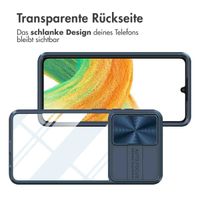 imoshion Back Cover mit Kameraschieber für das Samsung Galaxy A33 - Dunkelblau