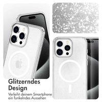 imoshion Sparkle Back Cover mit MagSafe für das iPhone 15 Pro - Transparent