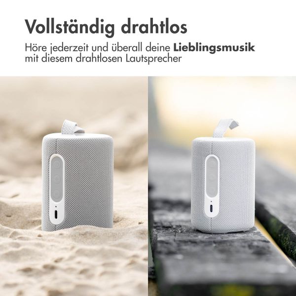 imoshion Bluetooth Speaker Mini - Kabelloser Lautsprecher - Weiß