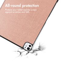 imoshion Trifold Klapphülle Apple iPad Pro 11 (2025) M5 / (2024) M4 - Rosé gold