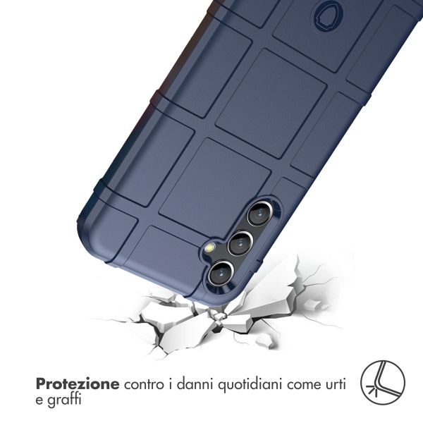 imoshion Rugged Shield Backcover Samsung Galaxy A14 (5G/4G) - Dunkelblau