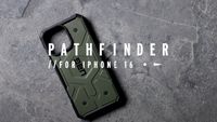 UAG Pathfinder Case MagSafe für das iPhone 16 - Black