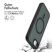 Accezz Rugged Frosted Back Cover mit MagSafe Apple iPhone 16e - Schwarz