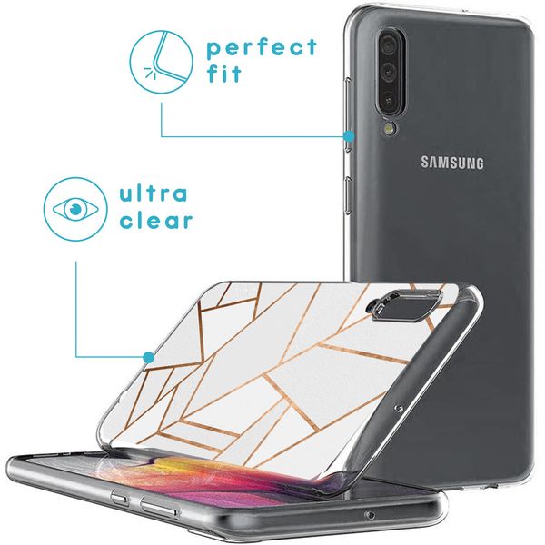 imoshion Design Hülle Samsung Galaxy A50 / A30s - White Graphic